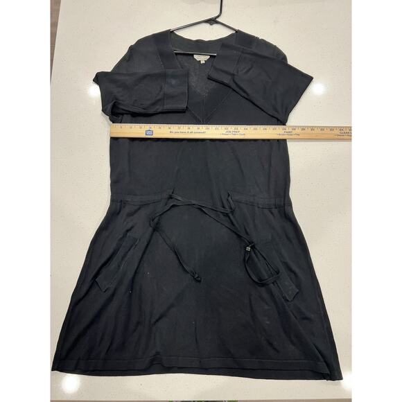 Max Mara Dress Black Size Large Made In Italy - Picture 4 of 6